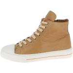 Braune Andrea Conti High Top Sneaker & Sneaker Boots aus Leder für Damen Größe 40 