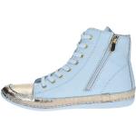 Goldene Andrea Conti High Top Sneaker & Sneaker Boots mit Reißverschluss aus Leder leicht für Damen Größe 40 
