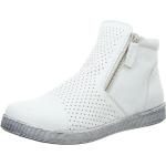 Weiße Andrea Conti Ankle Boots & Klassische Stiefeletten aus Leder für Damen Größe 38 