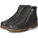 Graue Andrea Conti Runde Blockabsatz Ankle Boots & Klassische Stiefeletten aus Leder für Damen Größe 42 