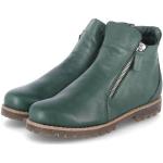 Grüne Andrea Conti Runde Blockabsatz Ankle Boots & Klassische Stiefeletten aus Leder für Damen Größe 41 