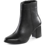 Schwarze Elegante Andrea Conti Ankle Boots & Klassische Stiefeletten aus Gummi leicht für Damen Größe 39 