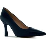 Marineblaue Elegante Andres Machado High Heels & Stiletto-Pumps ohne Verschluss aus Rindsleder Größe 34 für den für den Sommer 