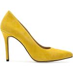 Gelbe Elegante Andres Machado High Heels & Stiletto-Pumps ohne Verschluss aus Rindsleder Größe 32 