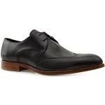Schwarze Business Andres Machado Hochzeitsschuhe & Oxford Schuhe aus Rindsleder isoliert für Herren Größe 50 