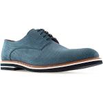 Blaue Business Andres Machado Hochzeitsschuhe & Oxford Schuhe aus Rindsleder isoliert für Herren Größe 50 
