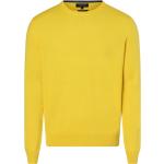 Reduzierte Gelbe Unifarbene Andrew James Herrenausstatter Rundhals-Ausschnitt Kaschmir-Pullover aus Wolle für Herren Größe XS 