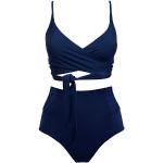 Marineblaue Anekdot Nachhaltige Bikinihosen zum Binden ohne Verschluss für Damen Größe S 