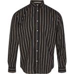 Reduzierte Schwarze Gestreifte Anerkjendt Streifenhemden aus Baumwolle für Herren Größe XL für den für den Frühling 