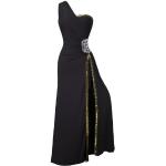 Schwarze Angel-Fashions Mini Kurze Abendkleider mit Reißverschluss Handwäsche für Damen Größe L zum Abschlussball 