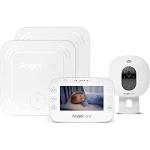 Angelcare SmartSensor Pro 3, 3-in-1 Überwachung: Video + Audio + Bewegung mit Wireless Sensormatten, Raumtemperaturanzeige