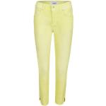Gelbe Unifarbene Casual Angels Jeans 7/8 Jeans & Ankle-Jeans mit Reißverschluss aus Baumwolle für Damen 