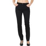 Schwarze Angels Jeans Cici Stretch-Jeans aus Leder für Damen Größe XS Weite 36 