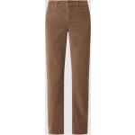 Reduzierte Braune Angels Jeans Straight Leg Jeans mit Reißverschluss aus Baumwolle für Damen Größe L Weite 44, Länge 30 