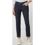 Dunkelblaue Angels Jeans Ornella Ankle-Jeans mit Reißverschluss aus Baumwollmischung für Damen Größe M 