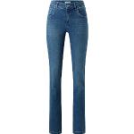 Reduzierte Blaue Angels Jeans Cici Straight Leg Jeans aus Baumwolle für Damen Weite 34 
