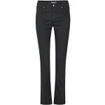 Schwarze Angels Jeans Cici Stretch-Jeans mit Reißverschluss aus Baumwolle für Damen Größe L 