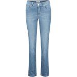 Hellblaue Angels Jeans Cici 5-Pocket Jeans aus Denim für Damen Weite 38 