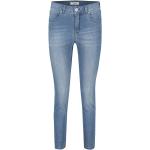 Blaue Angels Jeans Slim Fit Jeans mit Reißverschluss aus Baumwolle für Damen Größe L für den Frühling 