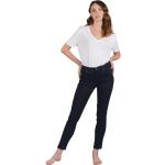 Mitternachtsblaue Angels Jeans Skinny Slim Fit Jeans aus Denim enganliegend für Damen Größe XS Weite 34 