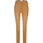 Kamelbraune Angels Jeans Skinny Skinny Jeans mit Reißverschluss aus Denim für Damen Weite 34, Länge 30 
