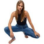 Angels Jeans Skinny Button mit Doppelknopf in Used-Optik-D46 / L32