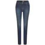 Indigofarbene Elegante Angels Jeans Skinny Skinny Jeans mit Reißverschluss aus Baumwolle für Damen Weite 36, Länge 30 