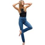 Blaue Angels Jeans Cici Straight Leg Jeans aus Denim für Damen Größe S Weite 36 
