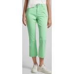 Grüne Unifarbene Angels Jeans 5-Pocket Hosen aus Baumwolle für Damen Größe XXL Weite 38 