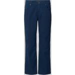 Dunkelblaue Unifarbene Angels Jeans 5-Pocket Hosen aus Baumwolle für Damen Größe XXL Weite 40 