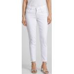 Weiße Angels Jeans Ornella Ankle-Jeans mit Reißverschluss aus Baumwollmischung für Damen Größe S 