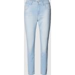 Hellblaue Angels Jeans Ornella Ankle-Jeans aus Baumwollmischung für Damen Größe L 