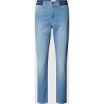 Blaue Sportliche Angels Jeans Ornella Sporty Ankle-Jeans aus Baumwollmischung für Damen Größe M 