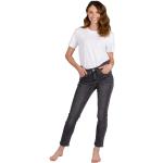 Graue Elegante Angels Jeans Skinny Skinny Jeans mit Reißverschluss aus Leder für Herren Größe XXL Weite 34 