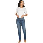 Reduzierte Blaue Unifarbene Angels Jeans Skinny Bio Skinny Jeans aus Kunstfaser für Damen Größe XS Weite 44 