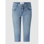 Reduzierte Hellblaue Angels Jeans Slim Fit Jeans mit Reißverschluss aus Baumwolle für Damen Größe M 