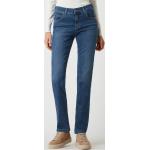 Blaue Angels Jeans Cici Slim Fit Jeans mit Reißverschluss aus Baumwollmischung für Damen Größe S Weite 38, Länge 28 