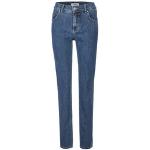 Unifarbene Angels Jeans Cici Jeans mit Stickerei mit Reißverschluss aus Baumwollmischung für Damen Größe XS Weite 40 