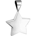 Silberne Sterne Minimalistische Nenalina Kettenanhänger glänzend aus Silber für Damen 