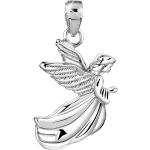 Silberne Motiv Nenalina Engel Anhänger mit Engel-Motiv aus Silber handgemacht für Damen für Zeremonien 