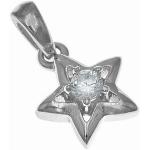 Silberne Sterne Juwelier Harnisch Sternanhänger poliert aus Silber 