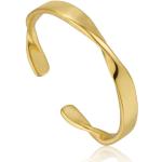 ANIA HAIE - HELIX THIN ADJUSTABLE RING - gold