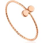ANIA HAIE - ROSE GOLD TEXTURE DOUBLE DISC RING - roségold