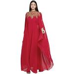 Rote Bestickte Elegante Strandmode für Damen Größe 4 XL 