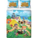 Blaue Animal Crossing Bettwäsche Sets & Bettwäsche Garnituren aus Baumwolle 