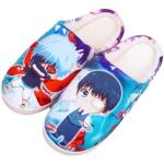 Anime Clothing Anime Hausschuhe Unisex Plüsch Pantoffeln Rutschfest House Slippers Winter Warme Schlappen Tokyo Ghoul,46-47