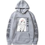 Anime Tokyo Ghoul Juzo Suzuya / Rei Hoodie Männer Frauen Langarm Fleece Sweatshirt Hip Hop Streetwear Harajuku Kleidung Hoodie