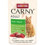 Reduziertes Animonda Carny ADULT Katzenfutter nass mit Strauß 