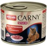 Animonda Carny Senior Rind & Putenherzen 6 x 200g Katzenfutter ohne Soja