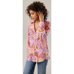 Paisley Casual ANISTON V-Ausschnitt Hemdblusen für Damen 